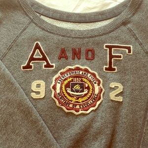 Abercrombie and Fitch sweatshirt.